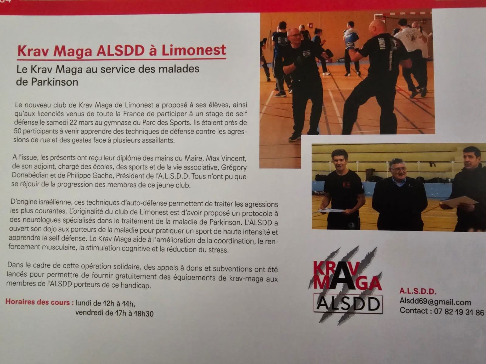 Krav Maga ALSDD à Limonest